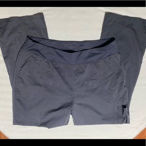 Healing Hands Purple Label Tori Yoga Scrub Pants- Pewter